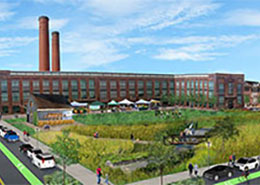 artisic rendering of building